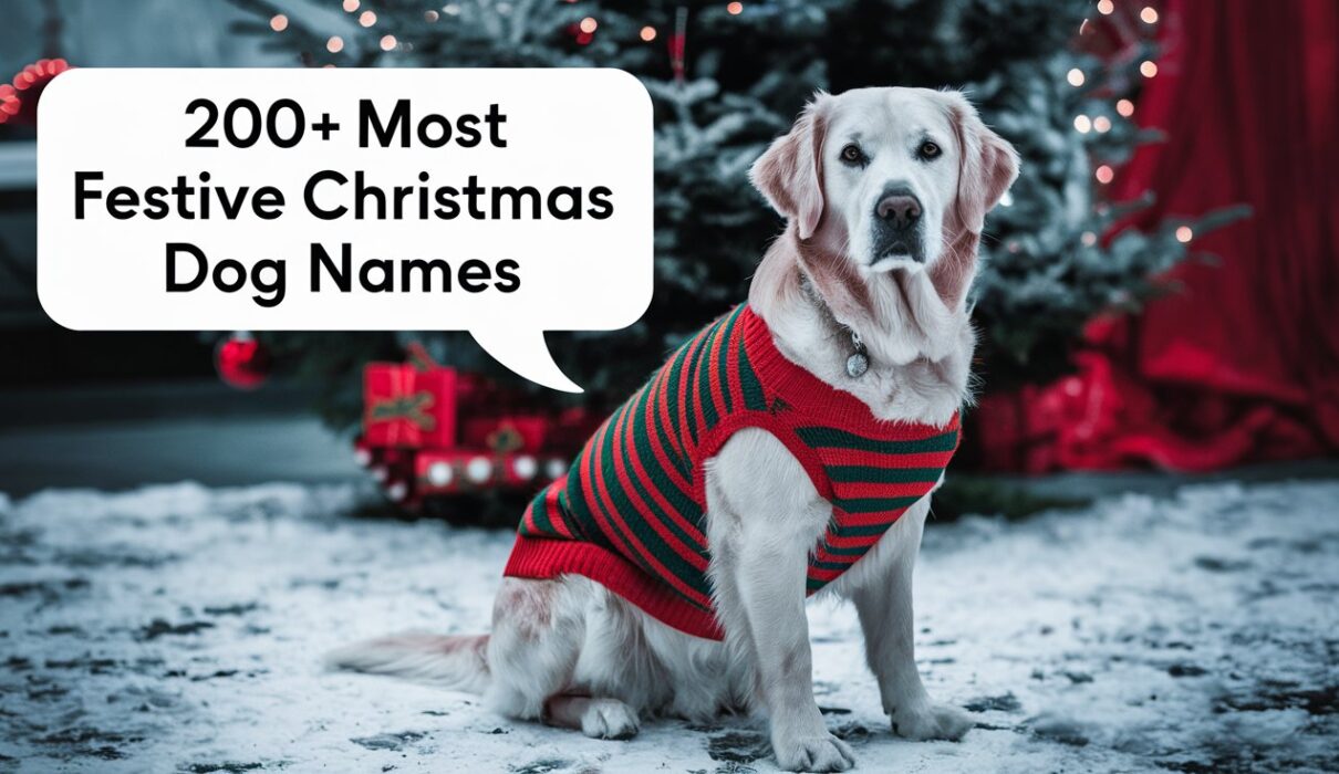 200+ Most Festive Christmas Dog Names