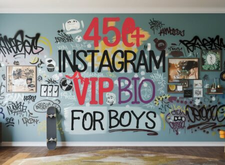 450+ Instagram vip bio for boys